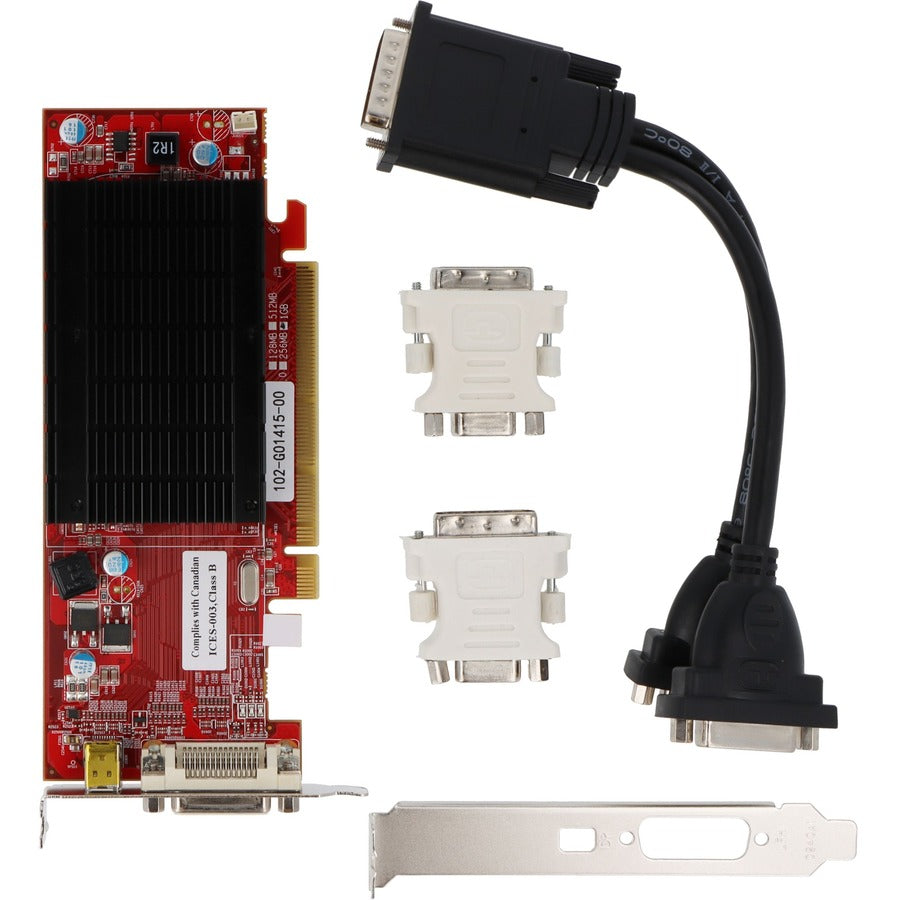 Visiontek Radeon 6350 Sff 1Gb Ddr3 3M Dms59 (2X Dvi-I, Minidp) W/ 2X Dvi-I To Vga Adapter