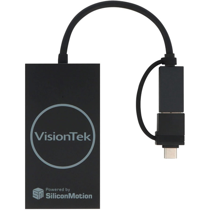 Vt80 Usb To Displayport Adapter,4K 30Hz Usb-C / Usb-3.0 Bus Powered