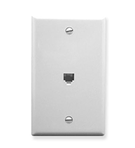 WALL PLATE- VOICE 6P6C- WHITE ICC-IC630E60WH