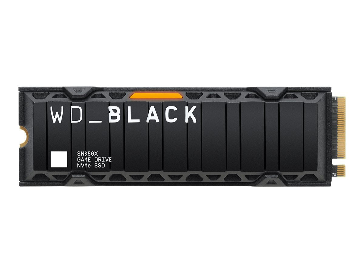 WD BLACK SN850X 2TB NVMe Gen4 SSD M.2 2280 with Heatsink – High-Performance for Gamers