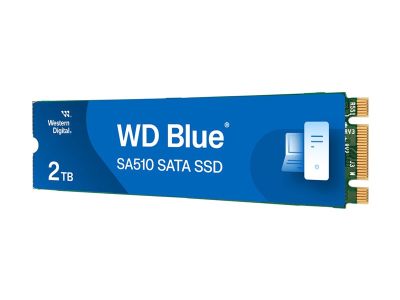WD Blue 2TB SATA M.2 Internal SSD Fast Storage for Professionals - 5 Yr Warranty