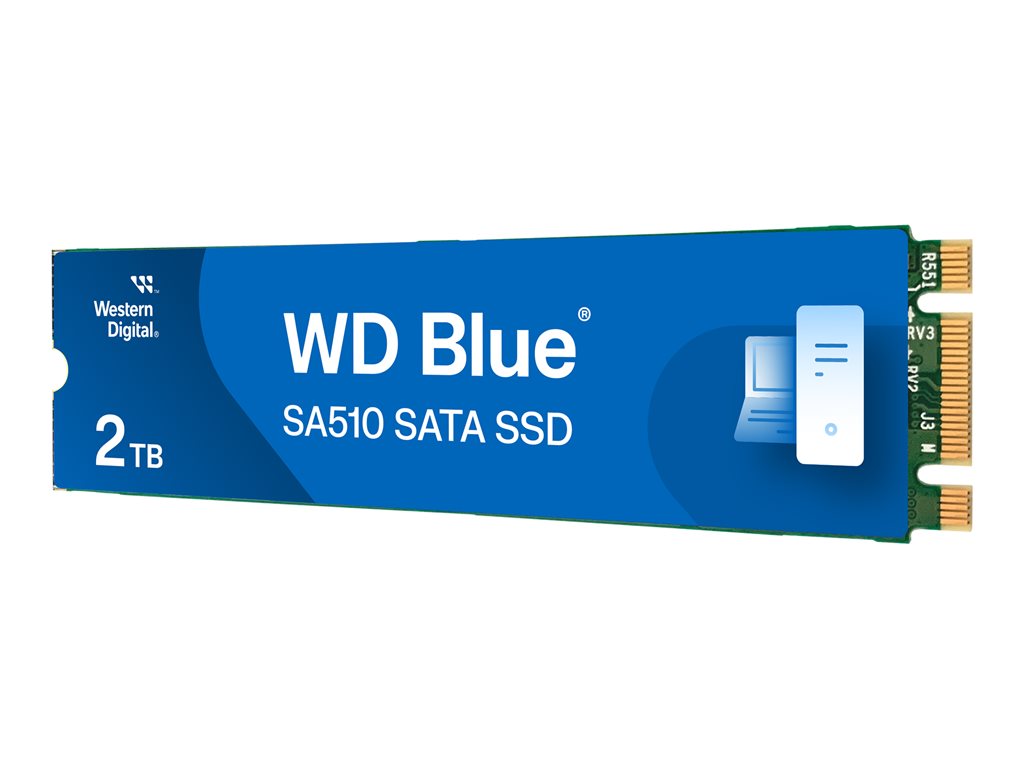 WD Blue SA510 WDS200T3B0B 2 TB Solid State Drive - M.2 2280 Internal - SATA (SATA/600)