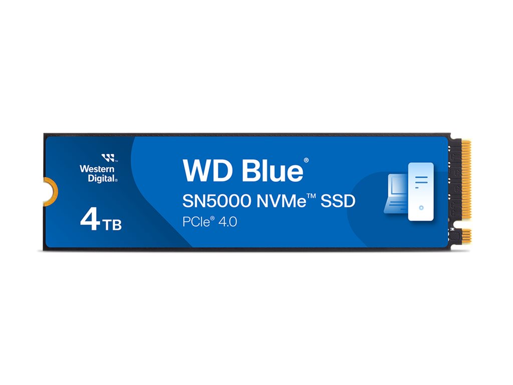 WD Blue SN5000 WDS400T4B0E 4 TB Solid State Drive - M.2 2280 Internal - PCI Express NVMe