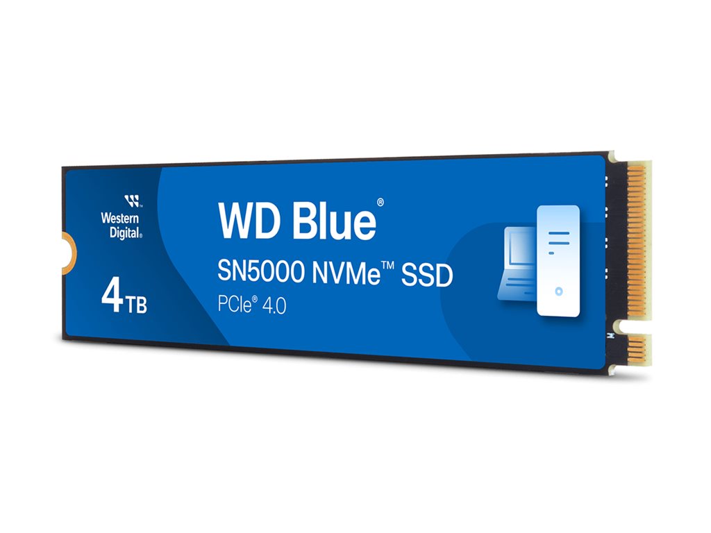 WD Blue SN5000 WDS400T4B0E 4 TB Solid State Drive - M.2 2280 Internal - PCI Express NVMe