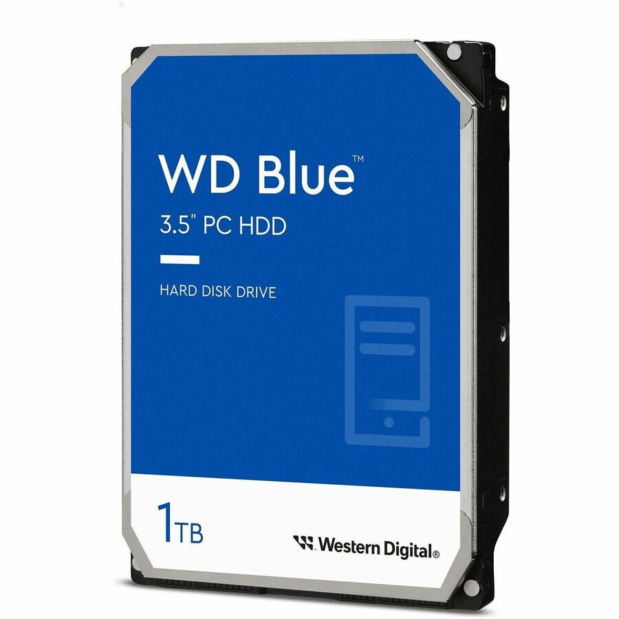 WD Blue WD10EZEX 1 TB Hard Drive - 3.5" Internal - SATA - Conventional Magnetic Recording WD10EARZ