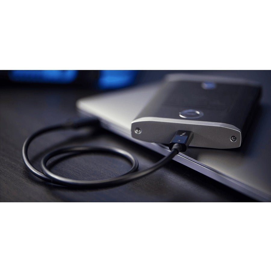 WD-IMSourcing G-DRIVE mobile Pro GDMOPTB3WB5001DBB 500 GB Portable Solid State Drive - External - PCI Express NVMe - Black 0G10310-1