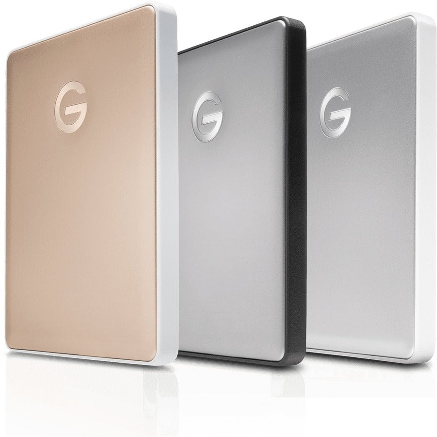 WD-IMSourcing G-DRIVE mobile USB-C 0G10339-1 2 TB Portable Hard Drive - 2.5 External - Silver"