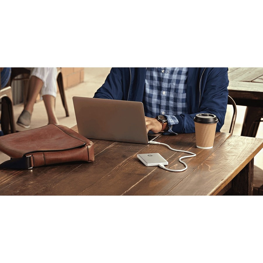 WD-IMSourcing G-DRIVE mobile USB-C 0G10339-1 2 TB Portable Hard Drive - 2.5 External - Silver"
