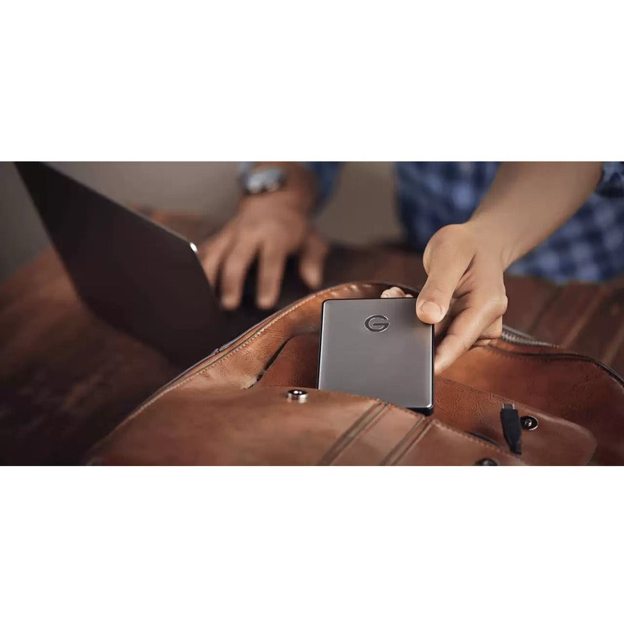 WD-IMSourcing G-DRIVE mobile USB-C 5 TB Portable Hard Drive - 2.5 External - Space Gray" 0G10477-1