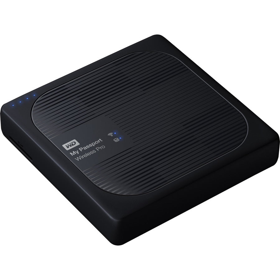 WD-IMSourcing My Passport Wireless Pro WDBSMT0040BBK-NESN 4 TB Portable Network Hard Drive - External - Black