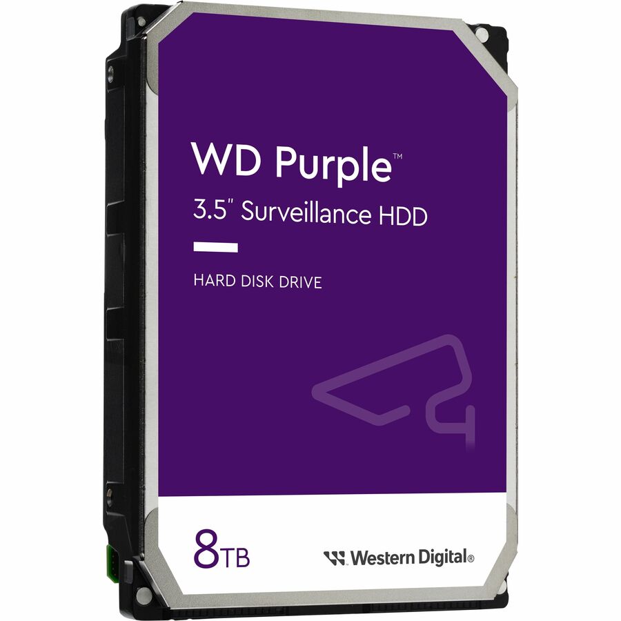 WD Purple WD85PURZ 8 TB Hard Drive - 3.5 Internal - SATA (SATA/600) - Conventional Magneti