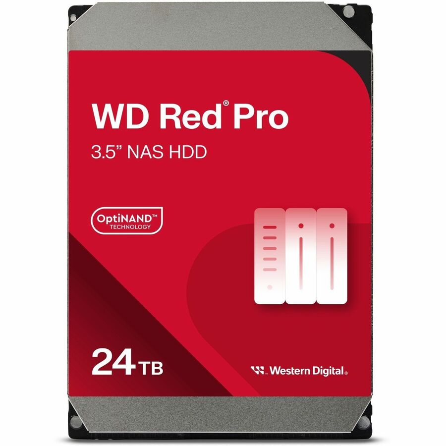 WD Red Pro WD240KFGX 24 TB Network Hard Drive - 3.5" Internal - SATA (SATA/600) -