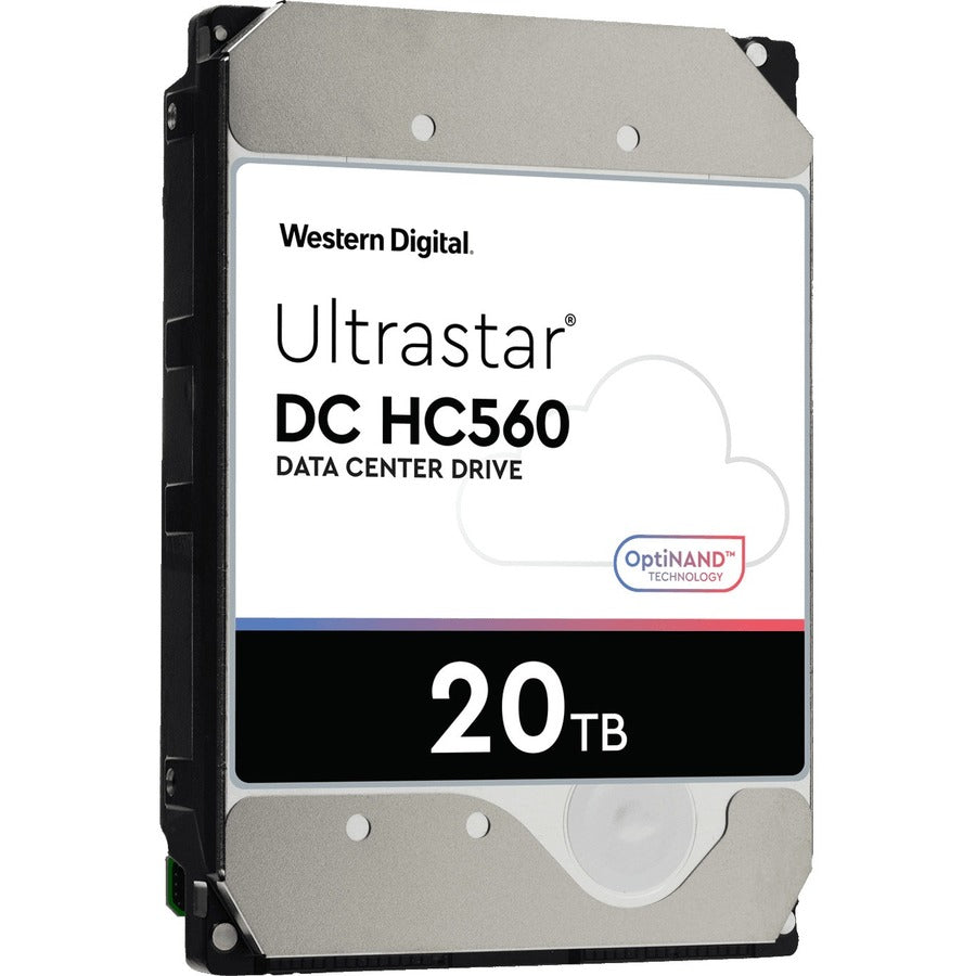 WD Ultrastar DC HC560 WUH722020ALE6L1 20 TB Hard Drive - 3.5 Internal - SATA (SATA/600) - Conventional Magnetic Recording (CMR) Method" 0F38754