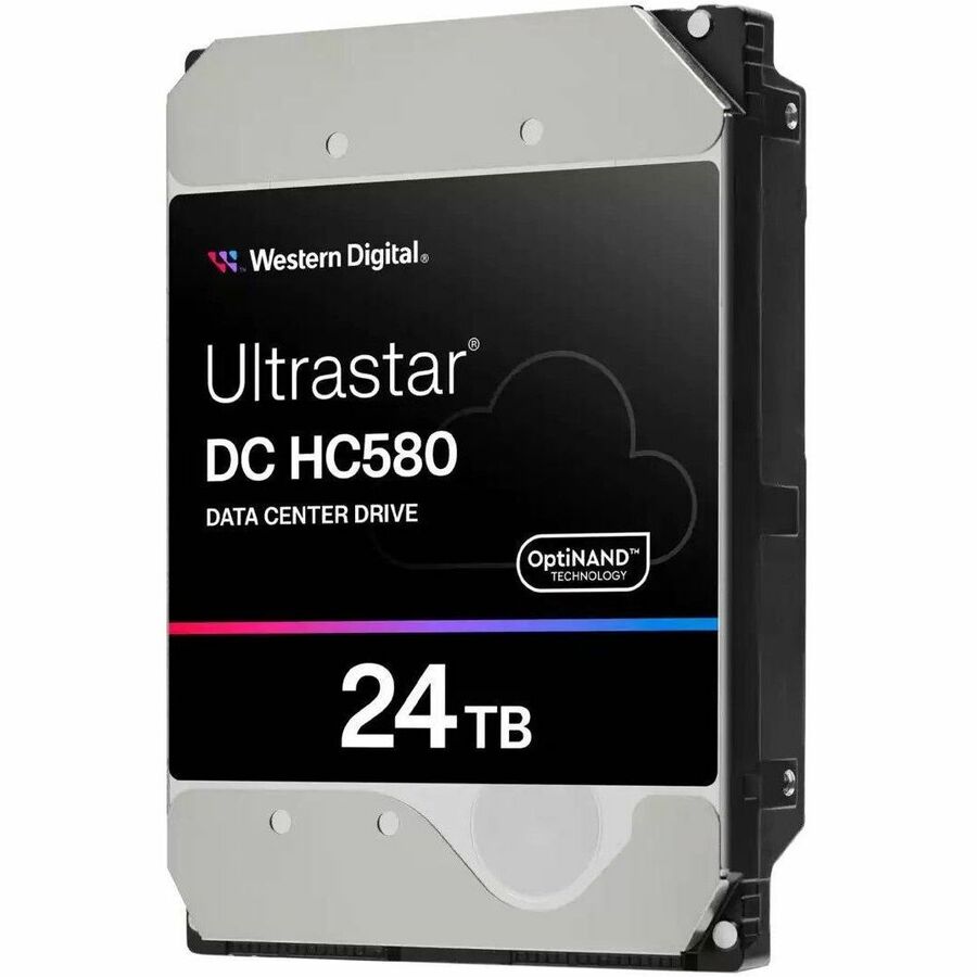 WD Ultrastar DC HC580 WUH722424ALE6L4 24 TB Hard Drive - 3.5" Internal - SATA (SATA/600) - 0F62796