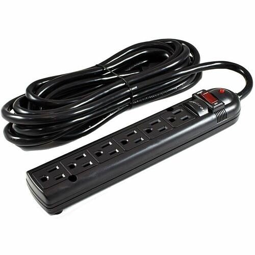 WELTRON 6-Outlet Surge Protector, 25FT Cord
