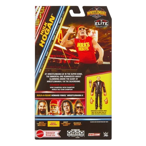 WWE 2025 WrestleMania Elite Action Figures – Collectible for Fans