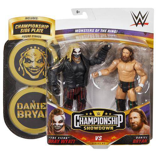 WWE Championship Showdown 2-Pack Action Figures with Titles for Kids