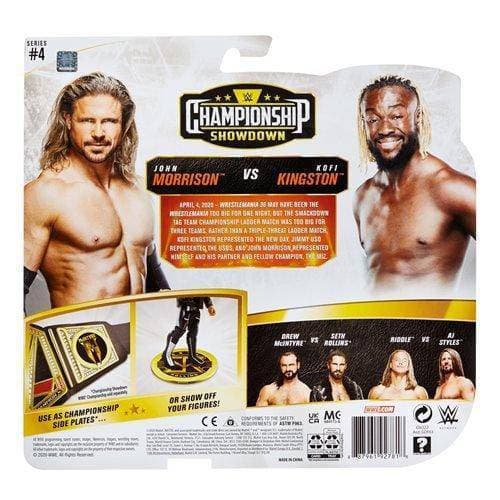 WWE Championship Showdown 2-Pack Action Figures with Titles for Kids
