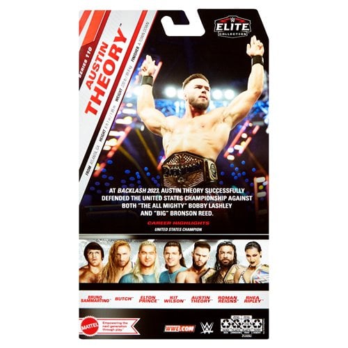 WWE Elite Collection Series 110 Action Figures with Deluxe Articulation for Fans