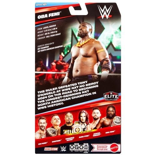 WWE Elite Collection Series 121 Action Figure – 25-Point Articulation for Collectors & Fans