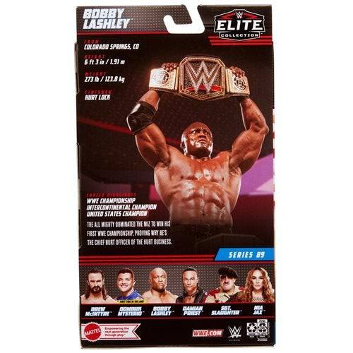 WWE Elite Collection Series 89 Bobby Lashley Action Figure with Belt for Fans