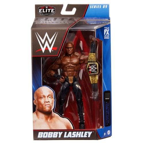WWE Elite Collection Series 89 Bobby Lashley Action Figure with Belt for Fans