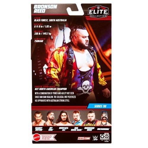WWE Elite Collection Series 90 Bronson Reed Action Figure for Fans