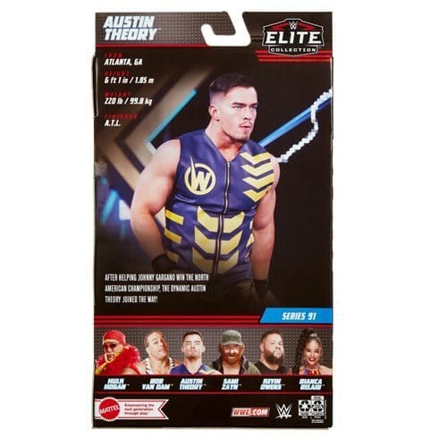 WWE Elite Collection Series 91 Austin Theory Action Figure for Kids & Collectors