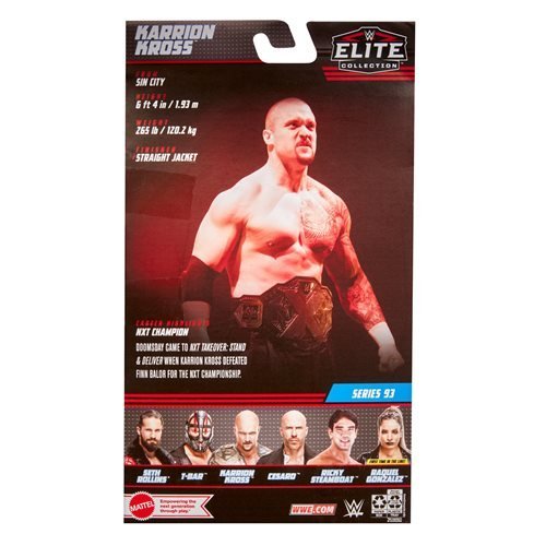 WWE Elite Collection Series 93 Karrion Kross Action Figure with NXT Title for Fans