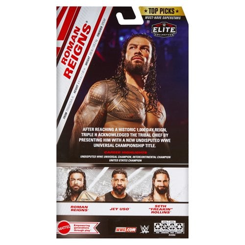 WWE Elite Top Picks 2025 Action Figure – Detailed, Collectible Toy for Fans