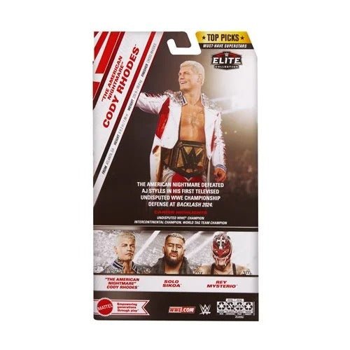 WWE Elite Top Picks 2025 Action Figure – Detailed, Collectible Toy for Fans