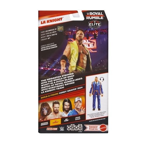 WWE Royal Rumble Elite Action Figure with Build-a-Figure Bonus for Fans