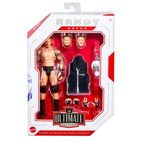 WWE Ultimate Edition Action Figure with Swappable Parts for Fans 8+