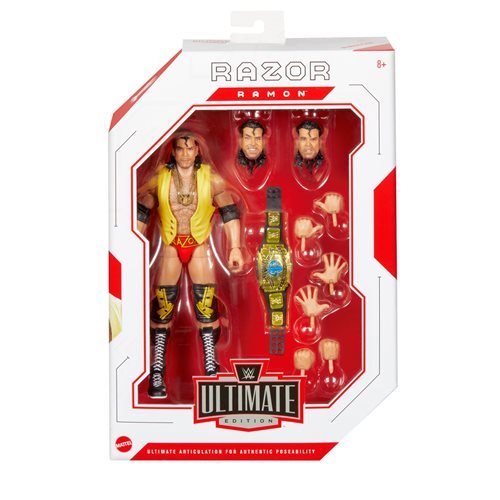 WWE Ultimate Edition Action Figure with Swappable Parts for Fans 8+