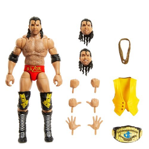 WWE Ultimate Edition Action Figure with Swappable Parts for Fans 8+