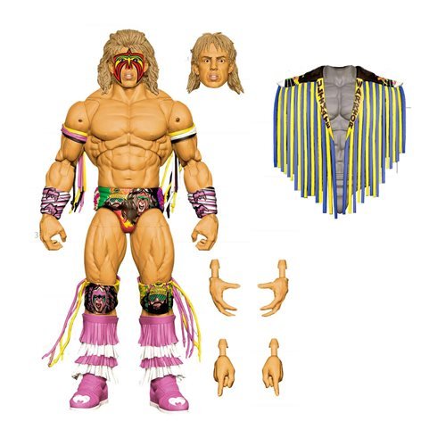 WWE Ultimate Edition Action Figure with Swappable Parts for Fans 8+