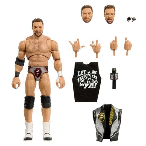 WWE Ultimate Edition Action Figure with Swappable Parts for Fans 8+