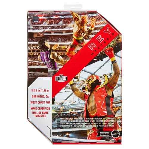 WWE Ultimate Edition Action Figure with Swappable Parts for Fans 8+