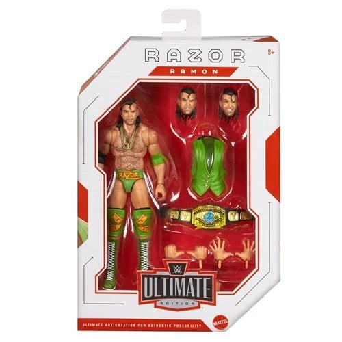 WWE Ultimate Edition Action Figure with Swappable Parts for Fans 8+