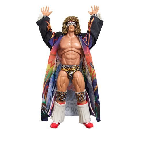 WWE Ultimate Edition Ultimate Warrior Figure with Customizable Features for Fans