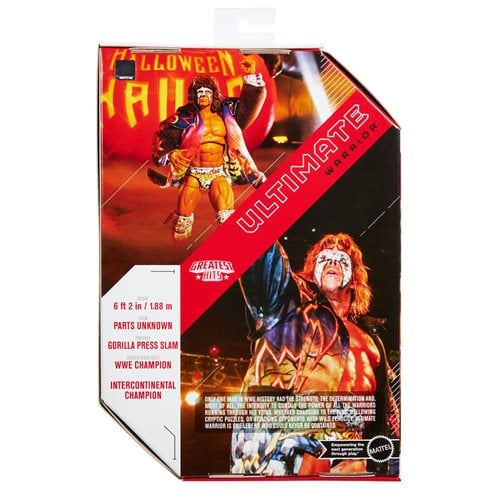 WWE Ultimate Edition Ultimate Warrior Figure with Customizable Features for Fans