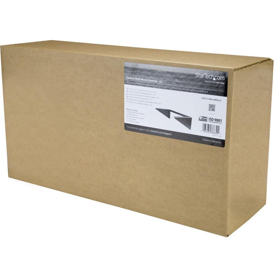 Wall Mount Patch Panel Bracket 6U - Server Rack Mounting | StarTech.com RK619WALLV