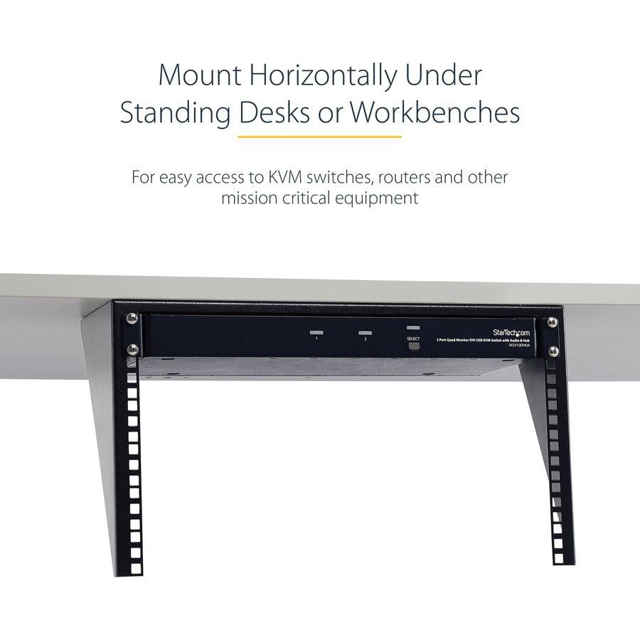 Wall Mount Patch Panel Bracket 6U - Server Rack Mounting | StarTech.com RK619WALLV