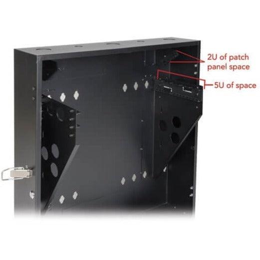 Wall-Mount Server Rack 5U - Vertical-Mount Switch-Depth Cabinet | SmartRack SRWF5U