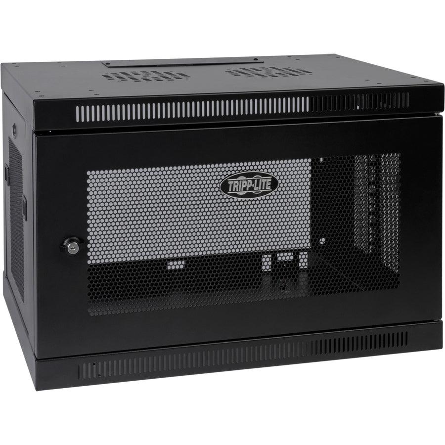 Wall-Mount Server Rack 9U - Low-Profile Network Equipment Enclosure | Tripp Lite by Eaton SRW9U
