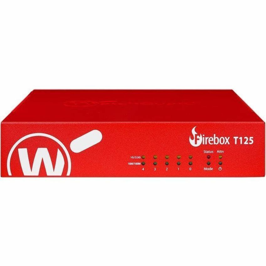 WatchGuard Firebox T125 1RU Firewall with 3-Year Total Security Suite for SMBs