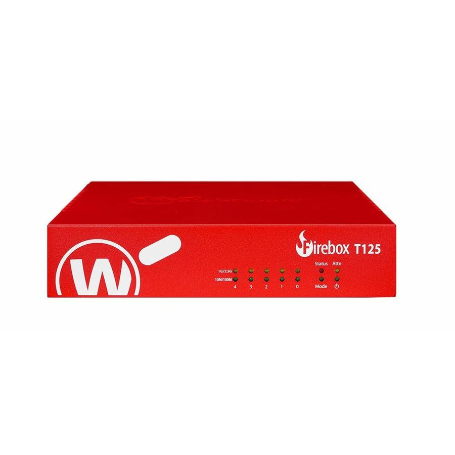 WatchGuard Firebox T125 Firewall with 3-Year Security Suite for Small Sites