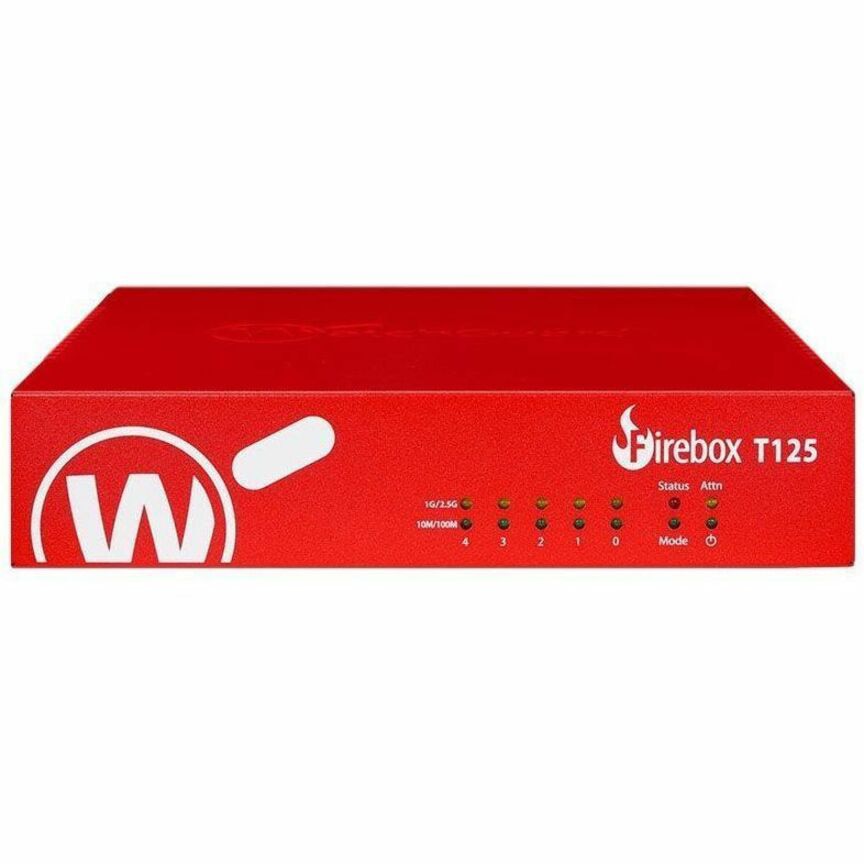 WatchGuard Firebox T125 Secure Firewall with 3-Year Support for Small Sites