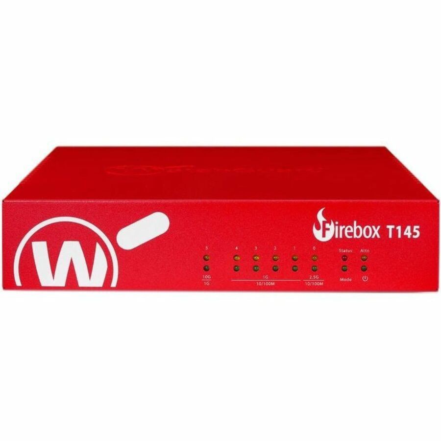 WatchGuard Firebox T145 Firewall with 5-Year Basic Security for SMBs