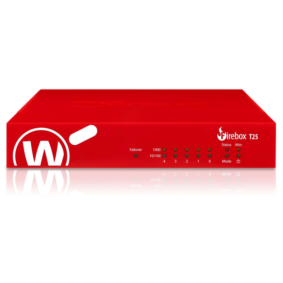 WatchGuard Firebox T25-W Secure Firewall with 3-Year Suite for SMBs
